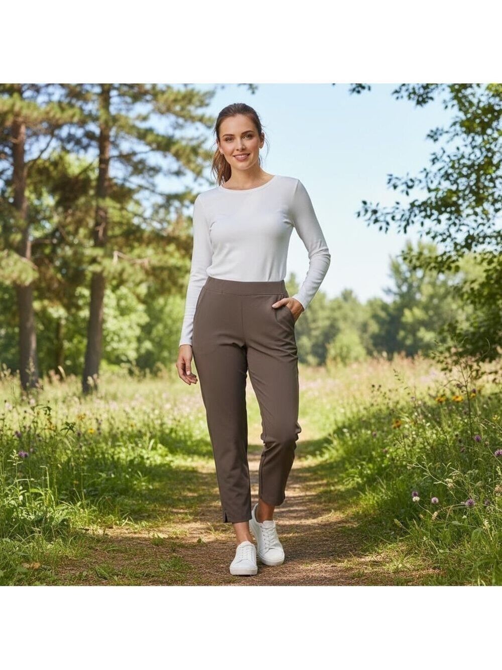 Athleta Brooklyn Slim Ankle Pants Size 6P